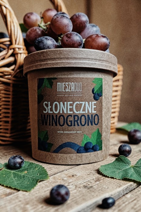 SŁONECZNE WINOGRONO - wosk zapachowy 120g 
