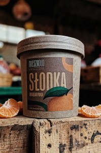 SŁODKA MANDARYNKA - wosk zapachowy 120g   